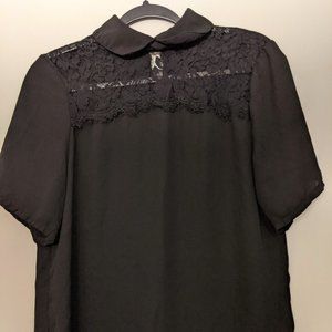Lace Peter Pan Collar blouse